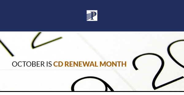 Premier Marketing (logo) | October is CD Renewal Month