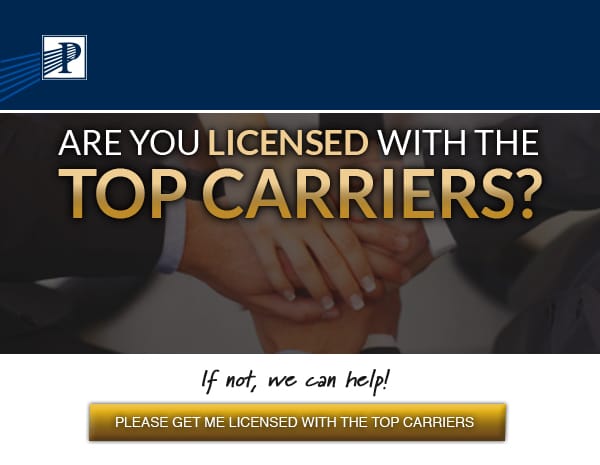 Premier Marketing® (Logo) | Are you licensed with the top carriers? If not, we can help