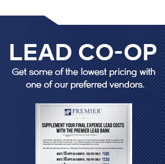 Lead Co-op - GEt some of the lowest pricing with one of our preferred vendors. 