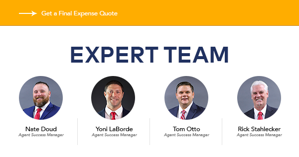 Access the Quoting Tools (button) | Expert Team: Brad Lewis, Nate Doud, Yoni LaBorde, Tom Otto, Rick Stahlecker