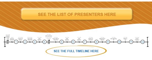 See the list of presenters and the full timeline here