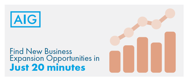 AIG - Find New Business Expansion Opportunities in Just 20 minutes