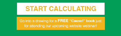 Start Calculating | Go into a drawing for a FREE "Cause!" book just for attending our upcoming website webinar!