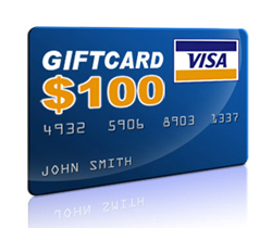 $100 VISA GIFT CARD